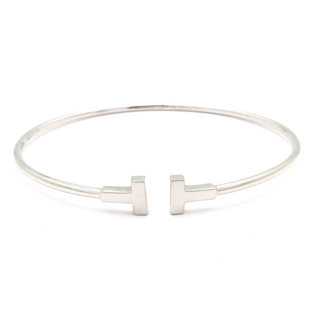 Tiffany & Co. T Narrow Wire Bracelet Bangle